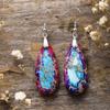 Comercio Electrónico Transfronterizo Nuevo Estilo Étnico Piedra Natural Piedra Imperial Pendientes de Gota de Agua Pendientes Joyería de Lujo Ligero Pendientes Venta al por Mayor