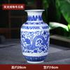 Jarrón de porcelana azul y blanca antiguo de cerámica Jingdezhen, moderno, de estilo chino, para el hogar, la sala de estar, el porche y otros lugares.
