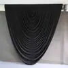 Telón de Boda de Moda con Decoración de Velos de Seda de Leche, Cabeza de Velos Semicircular, Arreglo de Escenario de Boda Estilo Coreano de Hada