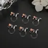Acessórios para Brincos DIY Clipe de Orelha U-Shaped de Resina Japonês e Coreano Invisível Conversor para Brincos de Argola de Metal Brincos Sem Furo