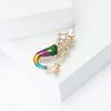 Broche Sereia Esmaltado de Liga de Moda Europeia e Americana Transfronteiriça Personalidade Criativa Roupa Feminina Corsage Alfinete de Joalheria