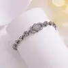 Nuevo Pulsera de Trigo Personalizada Estilo Lujo con Circonita, Joyería Versátil de Nicho de Alta Gama, Adecuada para el Trabajo Diario y como Regalo