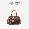 Bolso de Mano Bolso Almohada Presbópico Estampado para Mujer 2025 Nuevo Bolso Boston de Hombro Cruzado Pequeño