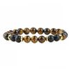 Fabricantes comercio exterior nuevos productos listados accesorios de joyería pulsera personalizada de piedra de 8 mm Ojo de Tigre turquesa Amazon pulsera