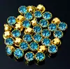 Pedras de Strass de Vidro Cristal para Costura à Mão, Pedras de Strass com Borda Decorativa Anti-Risco, Botões, Abotoaduras, Materiais de Acessórios para DIY de Vestido de Casamento, 36 Peças