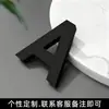 Placa de Número de Puerta Digital 3D de Acrílico Letrero de Número Personalizado de Alta Gama Pegatina para Puerta Letras Creativas en Inglés
