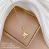 [Acero de titanio] Elegante y elegante collar de diamantes con diseño de cola de pez, colorido, hueco y ligero, para mujer, cadena de clavícula que combina con todo, cadena de acero de titanio.
