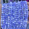 8mm Contas Redondas Facetadas de Pedra Natural Calcedônia Colorida Pedra Olho de Tigre Cristal Rosa Contas Artesanais Pulseira DIY Colar Pingente