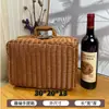 Caja de ratán vintage empaque de regalo de boda caja de ratán almacenamiento de Navidad bolso de mano de ratán caja de regalo de ratán