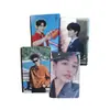 Tarjetas personalizadas de fotos de celebridades, mercancía de marca compartida para el apoyo de los fans, serie de tarjetas con purpurina fina impresa en UV, tarjetas coleccionables personalizadas