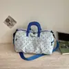 Bolsa de Viaje de Gran Capacidad Bolso de Mano de Moda Compartimento Independiente para Zapatos Bolsa para Deportes y Fitness Bolsa para Guardar Ropa de Salida