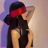 Máscara de Ojos y Esposas Sexy y Cómodas de Satén de Seda, Doble Cara, Correas de Mano, Suave como la Seda para Juegos en Pareja, Cubreojos para Preliminares