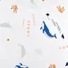 Capa para bolsa de roupas de algodão estampado, malha de algodão classe A para bebês, 300 peças, estampado, dupla face