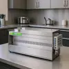 Fogão a Gás Portátil Sem Fumaça para Mercado Noturno ao Ar Livre de Mesa Grelha Churrasqueira Máquina de Churrasco Comercial com Purificação Carrinho de Churrasco Integrado
