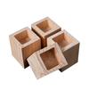 Pata de Cama Almohadilla de Pata de Mesa Personalizada Almohadilla de Madera Sólida Alta Bloque Alto Pata de Sofá Pata de Soporte para Muebles Pata de Mesa de Té Bloque de Madera Lote