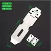 Fecho de Aço Inoxidável Fivela de Fecho Fivela de Porta Trava de Porta Trava de Escotilha Fechadura de Porta Estilo Antigo Cadeado Nariz de Porta Placa de Fechadura de Porta de Armário Trava