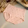 Ropa Interior de Algodón Puro para Mujer, Algodón de Fibra Larga de Xinjiang, Talla Grande 7A, Antibacteriana, Transpirable, Amigable con la Piel, Suave, Bragas para Mujer que se Ajustan a la Cadera