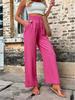 Venta caliente transfronteriza 2023 de otoño e invierno Amazon nuevos pantalones casuales para mujer europeos y americanos elásticos de cintura alta pantalones holgados para mujer