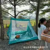 Tienda de campaña para exteriores a prueba de mosquitos, portátil, no requiere montaje, adecuada para picnics, con dosel de malla para sombra y protección contra insectos en el jardín