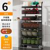Estante de almacenamiento para carrito de cocina, multicapa, para el hogar, de pie, móvil, multifuncional, para frutas y verduras y refrigerios.