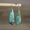 Pendientes colgantes artísticos retro color piedra emperador natural elegantes elegantes elegantes elegantes pendientes para mujer pendientes pendientes
