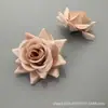 Flores Artificiais de Rosa com Chifre Pequeno, Arranjos de Flores de Rosa com Chifre Enrolados à Mão, Arranjos de Flores de Parede, Decorações de Flores de Pulso, Materiais Florais Decorativos DIY
