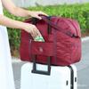 Bolsa de equipaje móvil, bolsa de viaje portátil, bolsa de almacenamiento de ropa de negocios para mujer, bolsa plegable diagonal con hombro engrosada, almacenamiento al por mayor