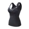 Chaleco Cálido de Malla de Encaje y Terciopelo Otoño e Invierno, Prenda Única, Sujetador sin Rozaduras, Ajustado, Soporte para el Pecho, Ropa Cálida Sexy con Calentamiento