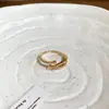 Anillo Abierto Estilo Coreano Ins con Lazo de Circonita, Anillo de Dedo Índice de Lujo Ligero de Gama Alta, Anillo Versátil de Moda para Uso Diario para Mujeres