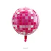 Nova bola de discoteca gigante de pé balão de folha de discoteca 4D para decoração de aniversário de bar balão 3D