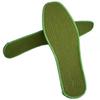 Plantilla de Plástico Verde Militar Fragante para Pies, Algodón, Transpirable, Absorbente de Sudor para Hombres, Plantilla de Tela Verde Militar Gruesa para Calle, Venta al por Mayor