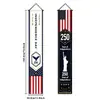 Cortina de Porta de Bandeira Pendurada de Casal para o Dia da Independência Americano de 250º Aniversário 1776-2026 Modelo Novo Transfronteiriço