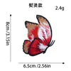 Fornecimento Exclusivo Transfronteiriço de Patches Bordados de Borboleta Degradê para Roupas, Bolsas, Sapatos e Chapéus, Patches de Decoração DIY, Amostra Grátis Disponível