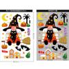 Decoração de Halloween Pessoas Velhas Sem Rosto Adesivos Eletrostáticos para Vidro Explosões da Amazon Bruxa Abóbora Balão Adesivos de Halloween