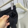 Pantalones de Punto Holgados Rectos de Cintura Alta Caídos para Mujer, Otoño Nuevo Cintura Elástica Suaves Casuales Deportivos Largos