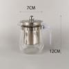 Tetera de Vidrio, Taza Elegante, Taza Exquisita, Taza Divertida para Té, Cafetera con Separación de Té y Agua, Juego de Té Regalo