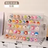 Suporte de Exibição Fofo Multicamadas Caixa de Armazenamento de Figuras de Caixa Surpresa Suporte Acrílico Transparente Rack de Exibição de Brinquedos Atacado