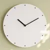 Esfera de Reloj Punto de Cruz DIY Reloj Esfera Casera en Blanco Placa Redonda Pintura Reloj de Pared Creativo Reloj Simple