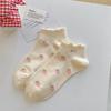 Calcetines sin hueso de primavera y verano para niños, calcetines cortos de algodón de tubo para damas, lindos calcetines finos casuales de gama baja, calcetines náuticos Zhuji para mujer, venta al por mayor