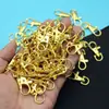 Llavero diy gancho de aleación de zinc accesorios de llavero de metal ferretería hebilla de perro hebilla de langosta de color llavero
