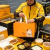 Sacos customizáveis para embalagem de viagem, sacos descartáveis para embalagem de alimentos em oferta especial, sacos de não tecido com folha de alumínio e sacolas térmicas para conservação de alimentos frescos