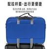 Bolsa cosmética portátil de gran capacidad con espejo, bolsa de almacenamiento de herramientas para artistas del tatuaje y manicuristas, bolsa con compartimentos extraíbles, impermeable