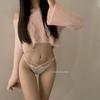 Primera vista * Ropa interior sexy de encaje japonés para mujer de cintura baja bordado puro calado calzones transpirables al por mayor