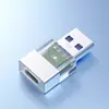 Convertidor Macho USB-A a Hembra C Adaptador USB a Tipo-C Doble Cara Adaptador de Auriculares para Coche USB3.0