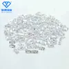 Venta al por mayor de fábrica Circonita blanca pequeña rectangular ángulo recto flor de coche 1*2~2*4mm circonita rectangular resistente a altas temperaturas