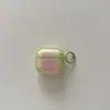 Funda de Auriculares Bluetooth con Gradiente de Bloques de Color Adecuada para AirPods Pro 3, Elegante Funda Protectora Apple Pro/Pro2 para la 2ª/3ª Generación