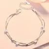 Comercio exterior europeo y americano joyería de moda nueva de verano todo partido popular caliente pulsera dulce para mujer tobillera de cruz simple