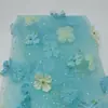 Tela de Camisola Bordada Hecha a Mano para Bordado Floral y de Perlas Personalizado, Tela Bordada Hanfu, Tela para Bordar Vestidos y Ropa Infantil