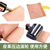 Fabricante fornece ferramentas para artesanato em couro DIY, rolos para prensar bordas de couro, prensadores de borda de couro maciço