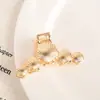 Presilha de Cabelo de Metal com Tema Oceânico de Tubarão, Simples e Versátil, Acessório de Cabelo Elegante para a Parte de Trás da Cabeça